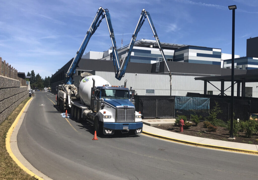 Campbell River Hospital construction