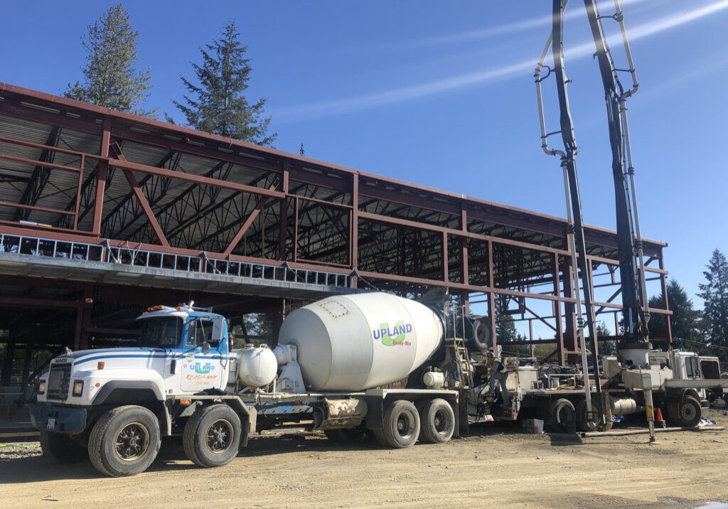 Campbell River Transit Station concrete project